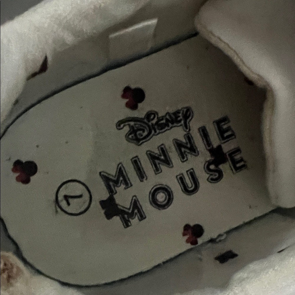 Minnie mouse Women's White and Black Athletic Shoes - Picture 6 of 6